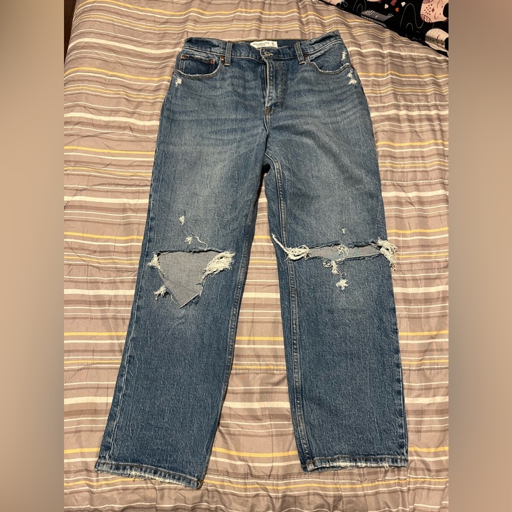 Abercrombie & Fitch The '90s Straight Ultra High Rise Jeans 👖